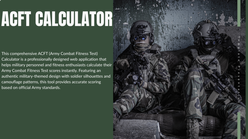 ACFT Calculator